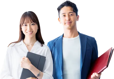 経理代行サービスのビジネスパーソン2名