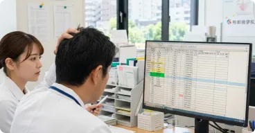 属人化していて、業務の全体像が不明