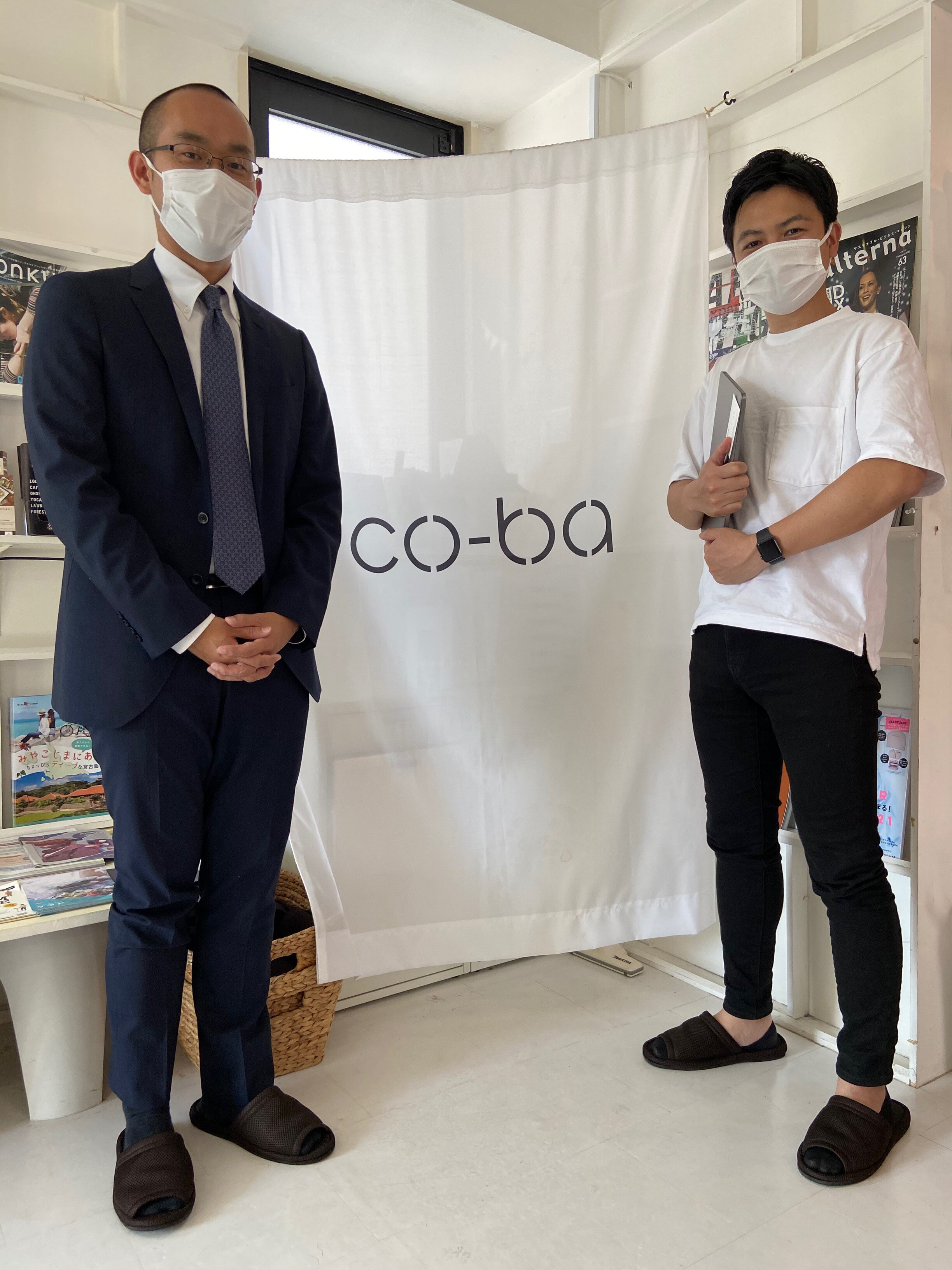 co-ba shibuya 入口にて