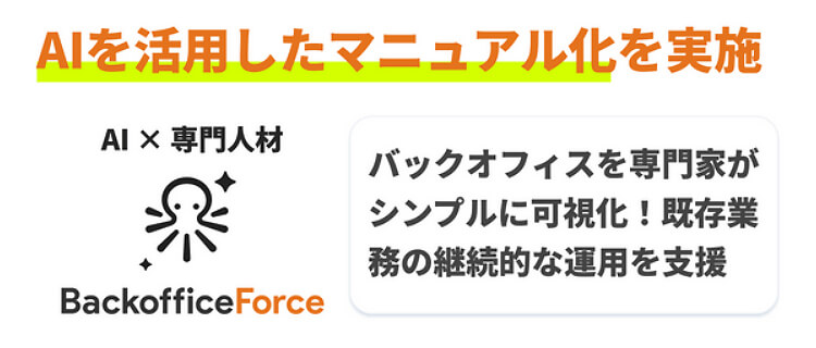 AIの力を活用したマニュアル化