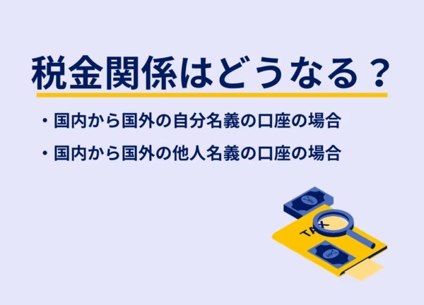 国内から国外へ海外送金する場合